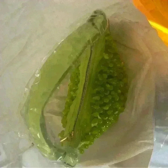 Cult Gaia Gia Beaded Satin Shoulder Bag - Picture 5 of 10